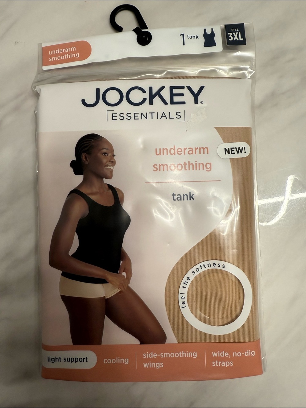 Jockey Essentials Tank Top - Black and Tan